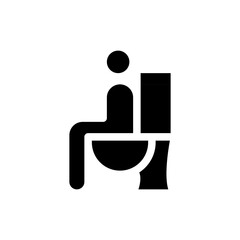 Obraz premium Toilet Seat icon
