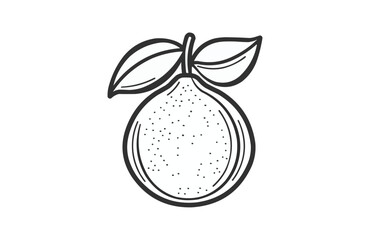 Lemon icon isolated on white background. Beautiful Lemon icon.