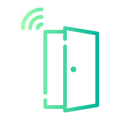 door gradient icon