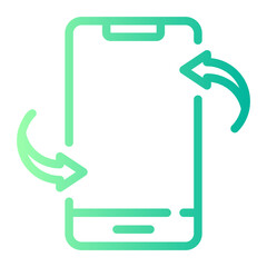 accelerometer sensor gradient icon