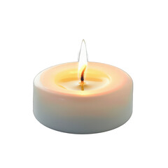 Serene Candle Flame. Embracing tranquility concept