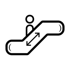 escalator Line Icon