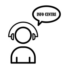 info centre Line Icon