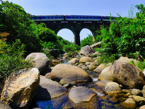 Don Ca railway bridge on Hai Van pass, connecting Da Nang city with Hue city.