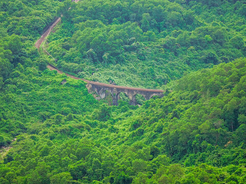 Don Ca railway bridge on Hai Van pass, connecting Da Nang city with Hue city.
