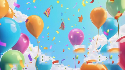 Attractive Happy Birthday Promotion Poster: Making Birthdays Extra Special with Exciting Offers