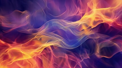 Abstract Swirling Colors