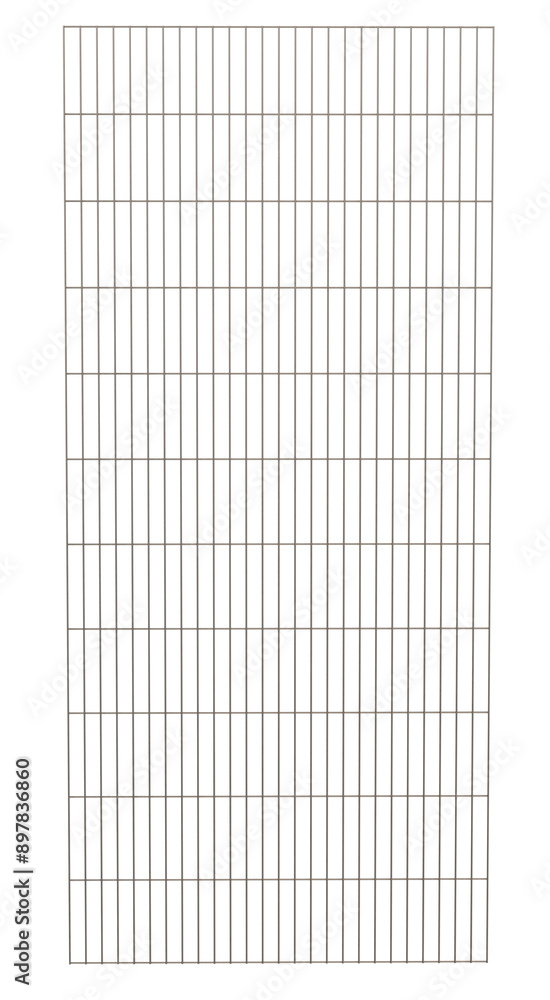 Aufkleber ndustrial safety solution. 3d model of a steel grid with rectangular pattern. protects windows & doo