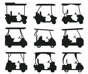 forklift truck silhouette.