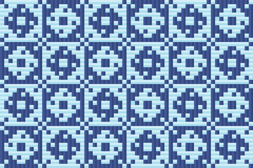 Seamless traditional woven pattern called Anyaman
