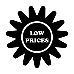 low prices Solid icon