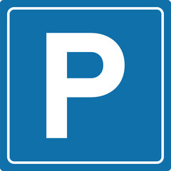 Street Parking Sign vector illustration