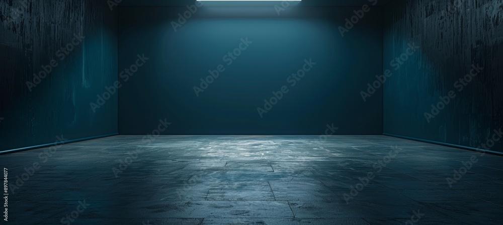 Poster dark room background with dim light. generative ai technology.