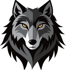 illustration Wolf lobo sticker symbol icon