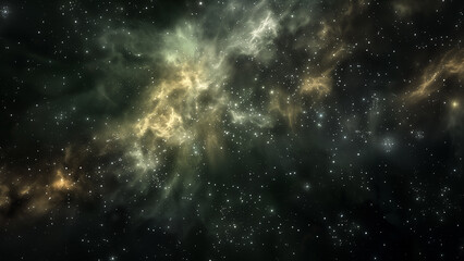 Starry night sky. Glowing stars in space. Galaxy background. Beautiful colorful shining stars universe landscape.
