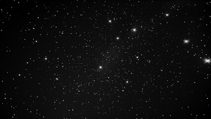 Obraz premium Starry night sky. Glowing stars in space. Galaxy background. Beautiful colorful shining stars universe landscape.