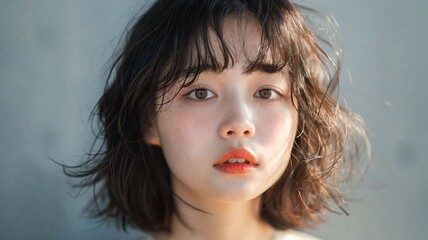 Japanese female model closeups 1