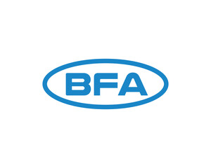 BFA logo design vector template. BFA logo design.