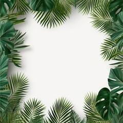 frame of palm leaves