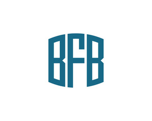 Fototapeta premium BFB Logo design vector template. BFB logo design.