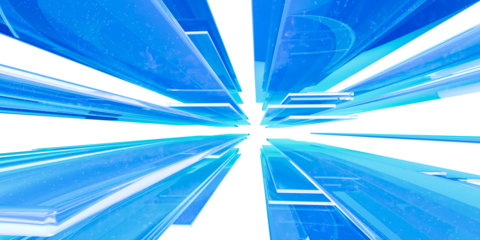 Blue Glass abstract  background  .Digital futurist cyber space design, cyberpunk technology, Virtual reality, science fiction matrix, science light circle wallpaper, vector template