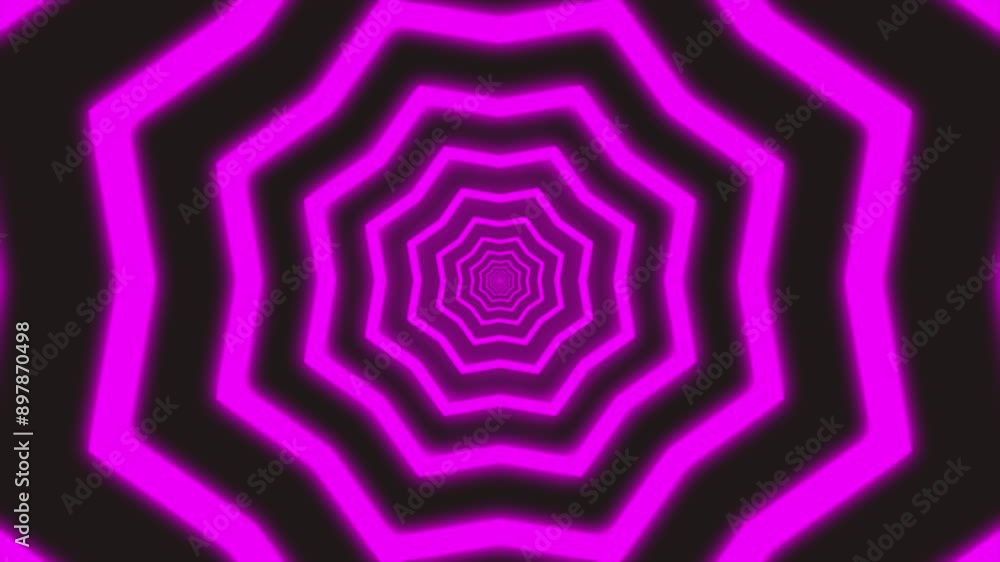Poster infinite tunnel loop background
