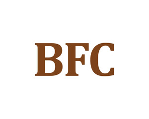 BFC logo design vector template. BFC logo design.