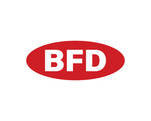 BFD Logo design vector template. BFD logo design.
