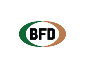 BFD Logo design vector template. BFD logo design.