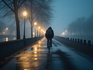 Biking in iceland