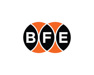 BFE logo design vector template. BFE logo design.