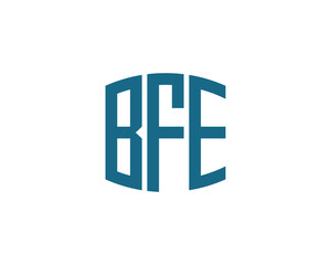 BFE logo design vector template. BFE logo design.