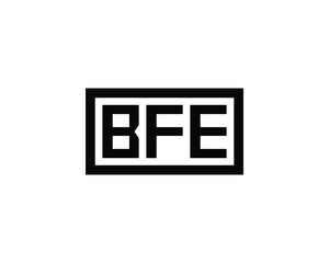 BFE logo design vector template. BFE logo design.