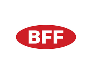 BFF logo design vector template. BFF logo design.