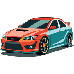 Naklejka premium Modern Car vector design