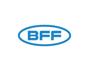 BFF logo design vector template. BFF logo design.