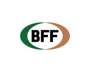 BFF logo design vector template. BFF logo design.