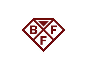 BFF logo design vector template. BFF logo design.