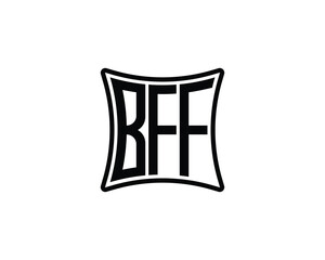 BFF logo design vector template. BFF logo design.