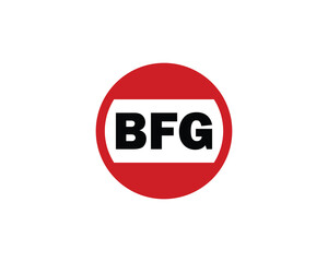BFG logo design vector template. BFG logo design.