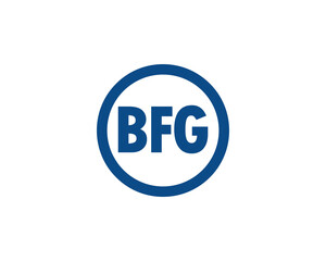 BFG logo design vector template. BFG logo design.