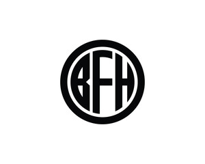 BFH Logo design vector template. BFH Logo design.