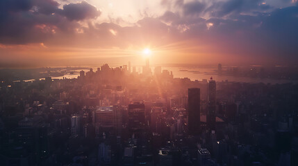 Fototapeta premium future city