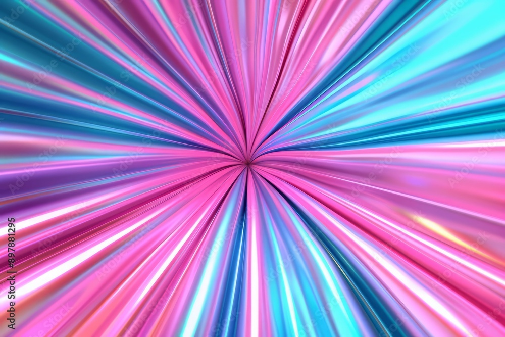 Aufkleber vibrant abstract background featuring dynamic lines in shades of pink and blue, creating a sense of 
