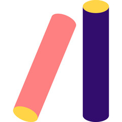 Chalk Icon Design Vector