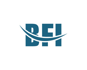 BFI logo design vector template. BFI logo design.