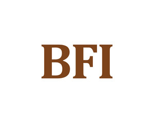 BFI logo design vector template. BFI logo design.
