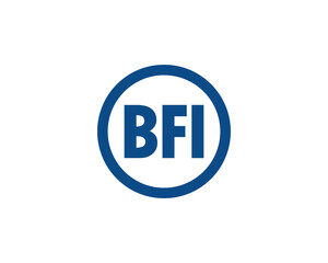 BFI logo design vector template. BFI logo design.