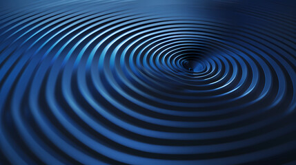 Abstract blue circles