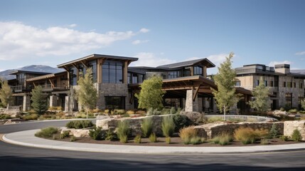 Fototapeta premium design office building utah